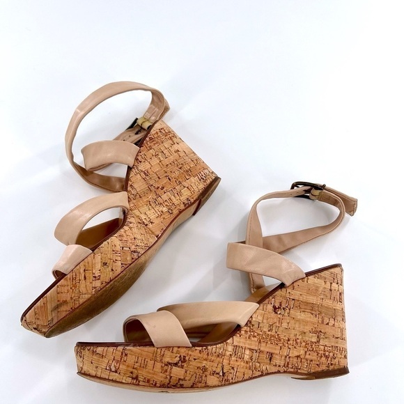 J. Crew Sevigne Washed Leather Sandals size 8 made in Italy - Picture 9 of 11